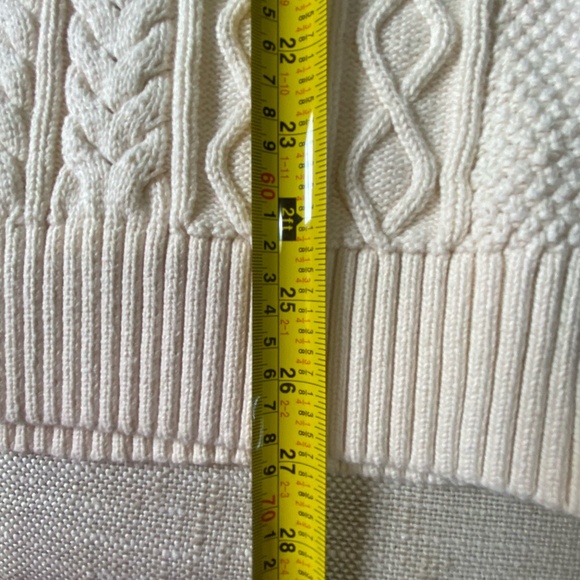 L.L.Bean Fisherman Cable Knit Organic Cotton Crew Neck Sweater-Sz XL/XXL - Picture 15 of 16
